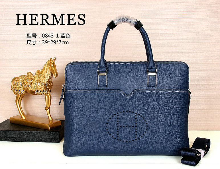 Wholesale High Quality Replica Hermes Leather Briefcase Bags for Sale-138