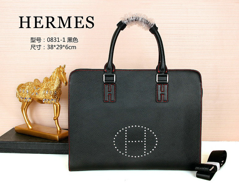 Wholesale Cheap Replica Hermes Leather Briefcase Bags for Sale-131