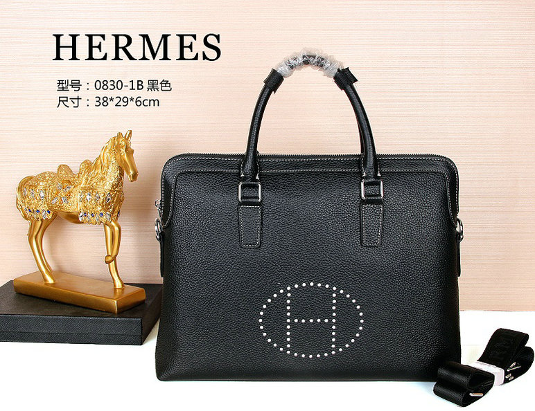 Wholesale Cheap Replica Hermes Leather Briefcase Bags for Sale-133
