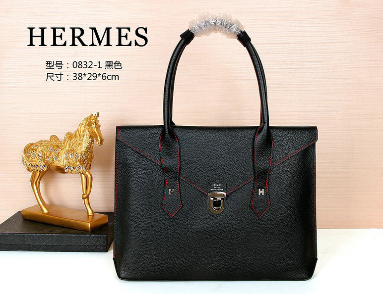 Wholesale Cheap Replica Hermes Leather Briefcase Bags for Sale-135