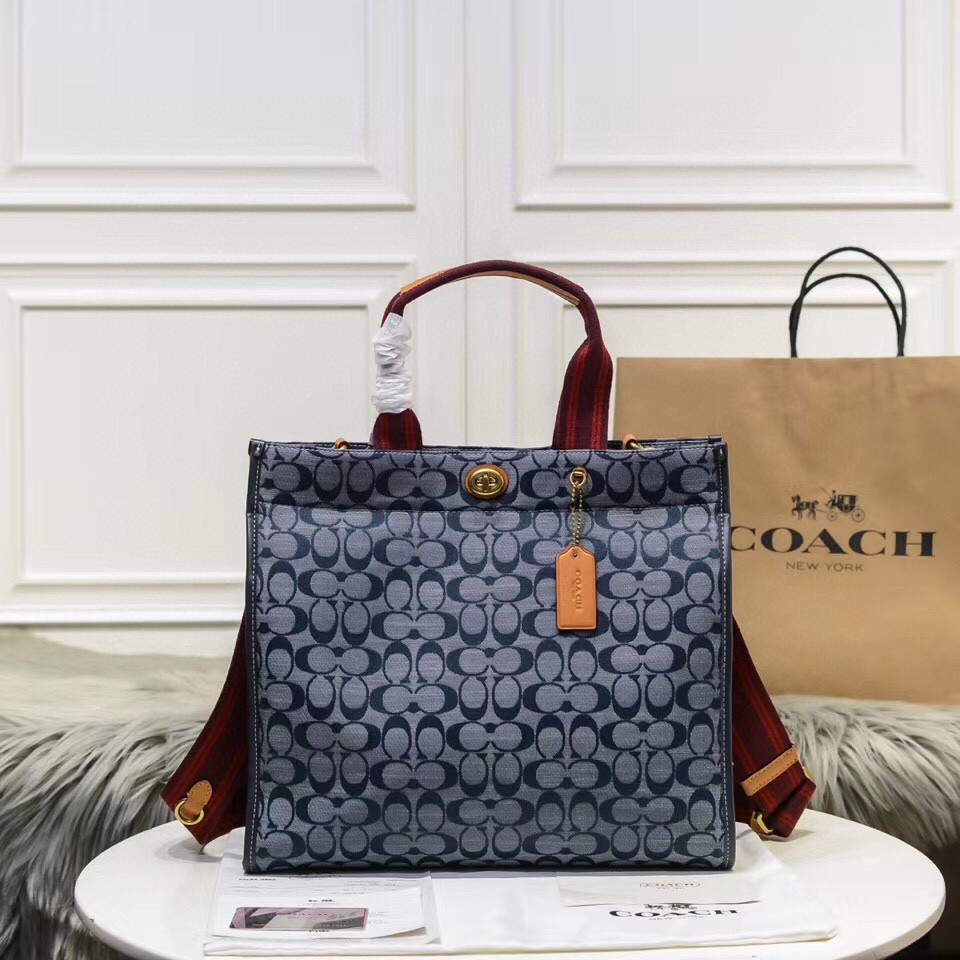 Wholesale Cheap coach chambray tote 34 bags for sale