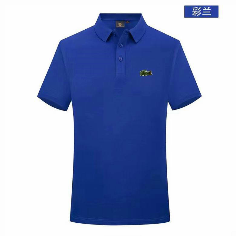 Wholesale Cheap Lacoste Short Sleeve Lapel T Shirts for Sale