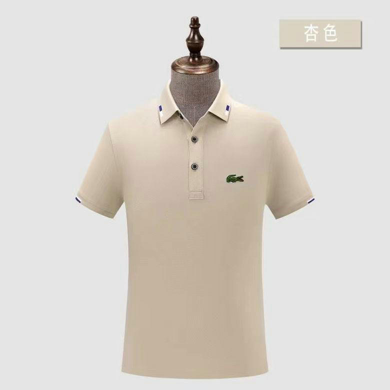 Wholesale Cheap Lacoste Short Sleeve Lapel T Shirts for Sale