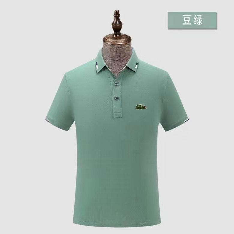 Wholesale Cheap Lacoste Short Sleeve Lapel T Shirts for Sale