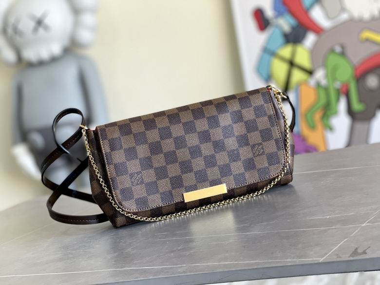 Wholesale Cheap Louis Vuitton Damier Canvas Favorite MM Bags for Sale