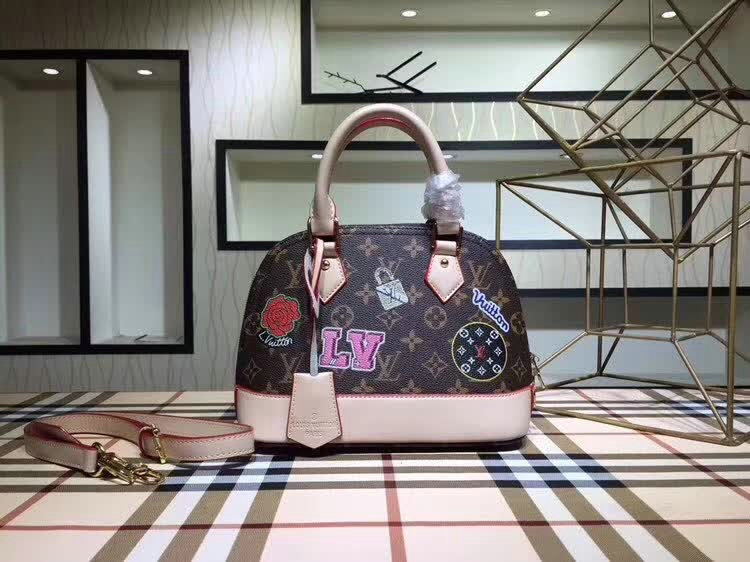 Wholesale Cheap Louis Vuitton Monogram Canvas Speedy Alma Bb Bag