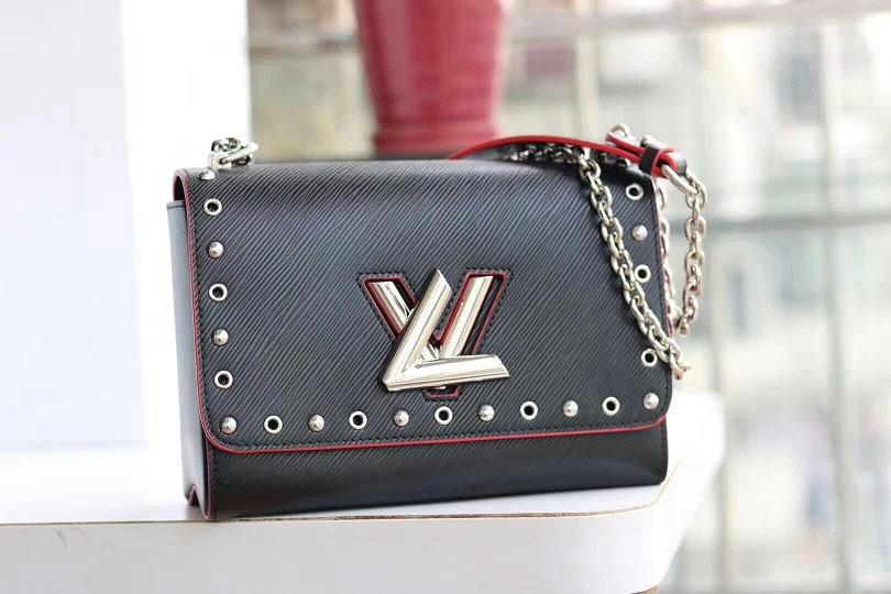 Wholesale Cheap Louis Vuitton Twist MM Epi Leather Denim Replica Bags for Sale-084
