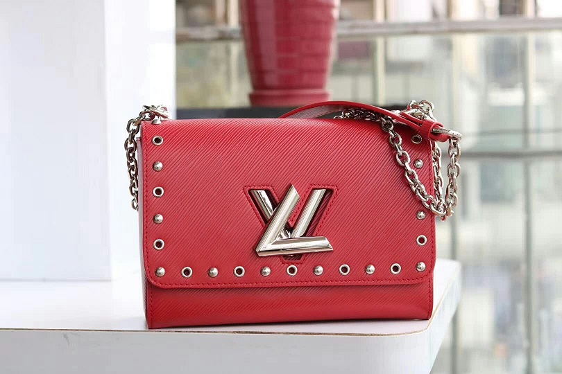 Wholesale Cheap Louis Vuitton Twist MM Epi Leather Denim Replica Bags for Sale-086